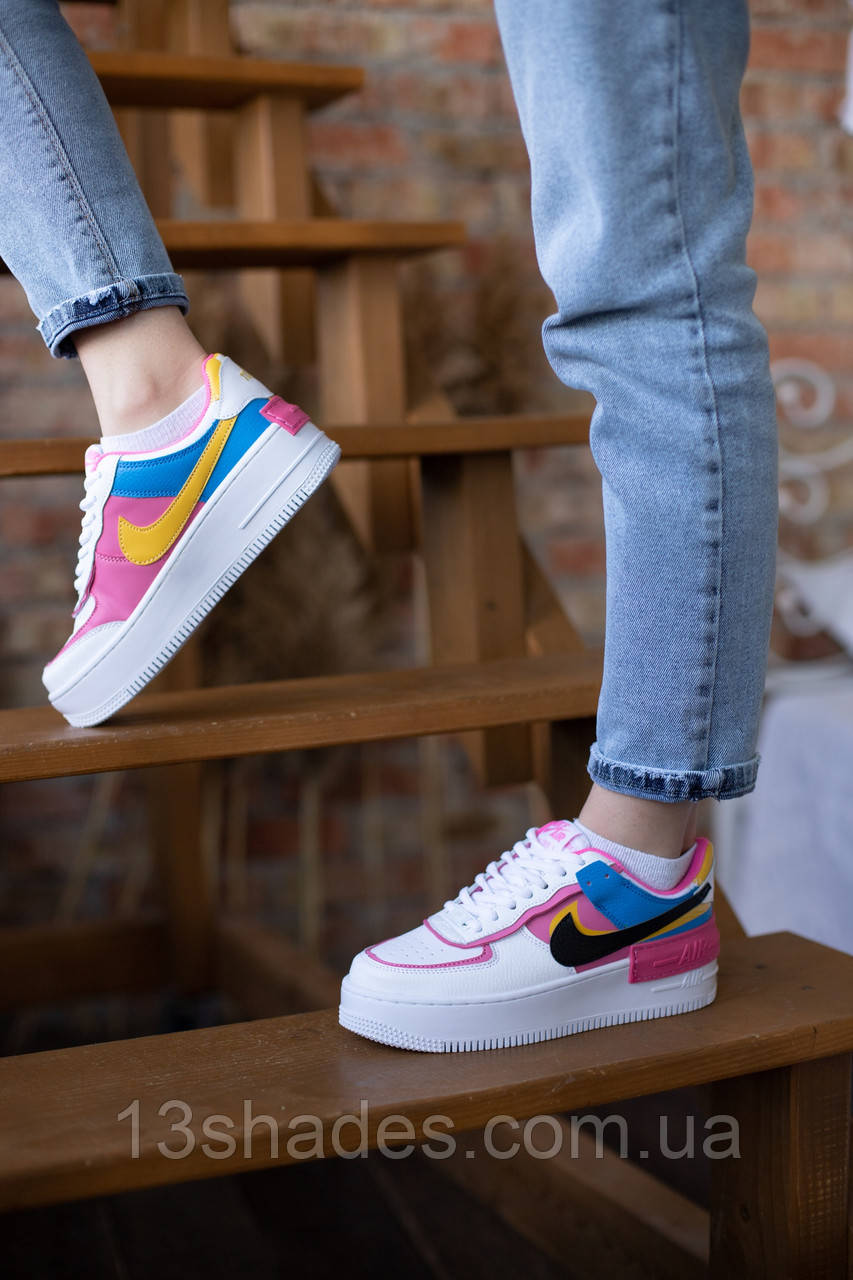 Кросівки жіночі Air Max Force 1 White Shadow Peach Black Київ