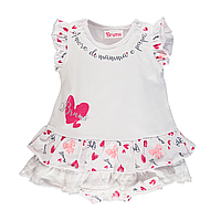 Сукня-боді для новонародженої дівчинки Brums 201BCFZ005-001 білий 68-80