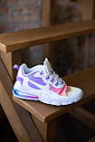 Кросівки жіночі Air Max 270 React Yellow Pink Purple Київ, фото 4