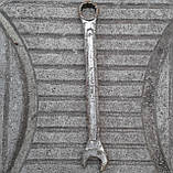 Ключ рожково-накидний з тріскачкою на шарнірі 14 мм, фото 2