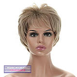 Перука пишна зачіска з термоволосся 180℃ Amelia AT мелірування сивий колір, фото 2