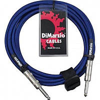 Кабель гитарный DiMarzio EP1715SS INSTRUMENT CABLE 15ft (ELECTRIC BLUE)