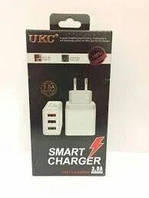 Зарядное устройство UKC 4758 Smart Charger AR 001 White