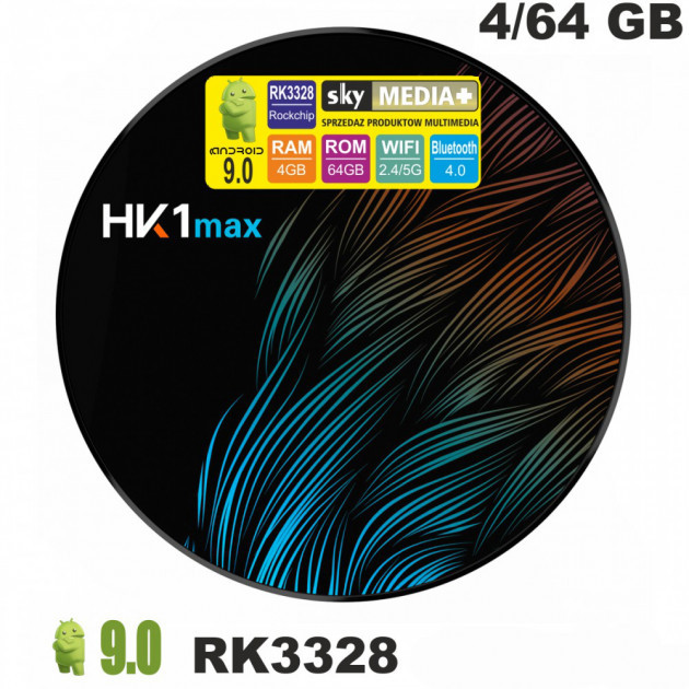 Цифровая приставка HK1 MAX 4GB/64GB Android 9.0, TV Box приставка, Медиаплеер - фото 8 - id-p1177241737