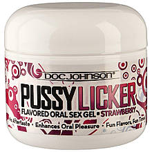 Смачний гель для кунілінгу Doc Johnson Pussy Licker Strawberry, 56 грамів