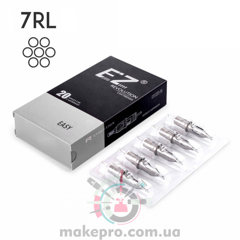 Картридж Ez Revolution Round Liner l-Taper 7 RL BugPin (0.30)