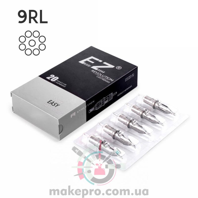 Картридж Ez Revolution Round Liner L - taper 9 RL BugPin (0.30)