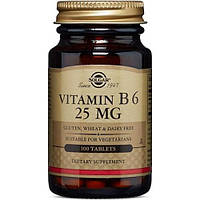 Vitamin B6 25 mg Solgar, 100 таблеток