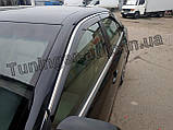 Вітровики з хром, дефлектори вікон Toyota Camry 50 2011-2017 (HIC), фото 3