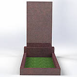 Пам'ятник з Токівського граніту 900*500*60, фото 2