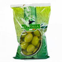 Оливки зеленые с косточкой Vittoria Olive Giganti 850 гр