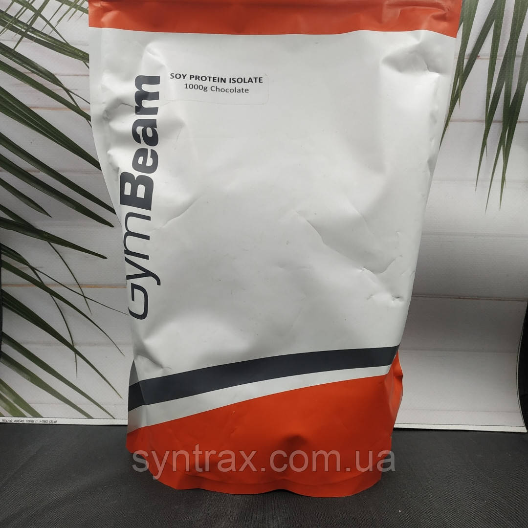 GymBeam Soy Protein Isolate 1kg, соєвий ізолят протеїн Німеччина
