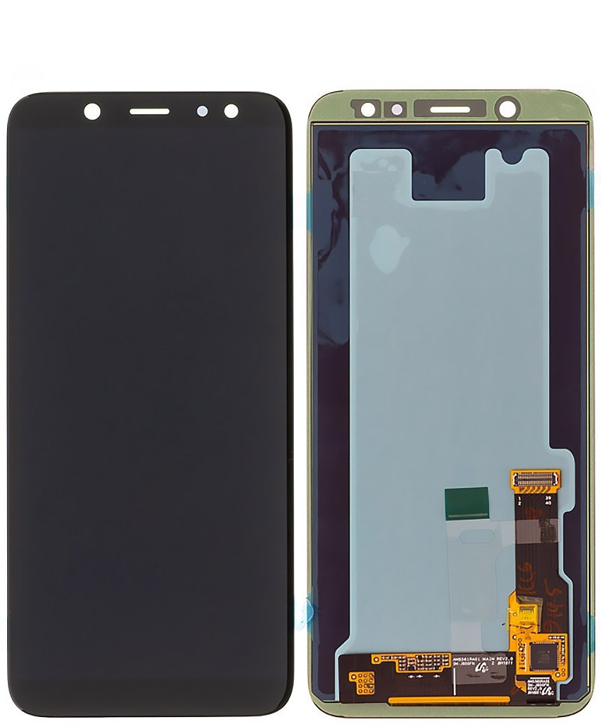 Дисплей для Samsung SM-A605F Galaxy A6+ (2018) з сенсорним склом (Чорний) Сервісний оригінал