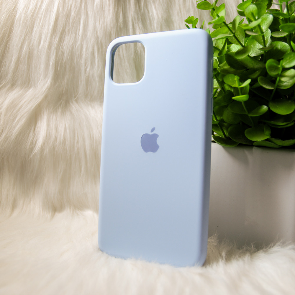 Силіконовий чохол Original Silicone Case Iphone 11 Pro Max синій (Blue)