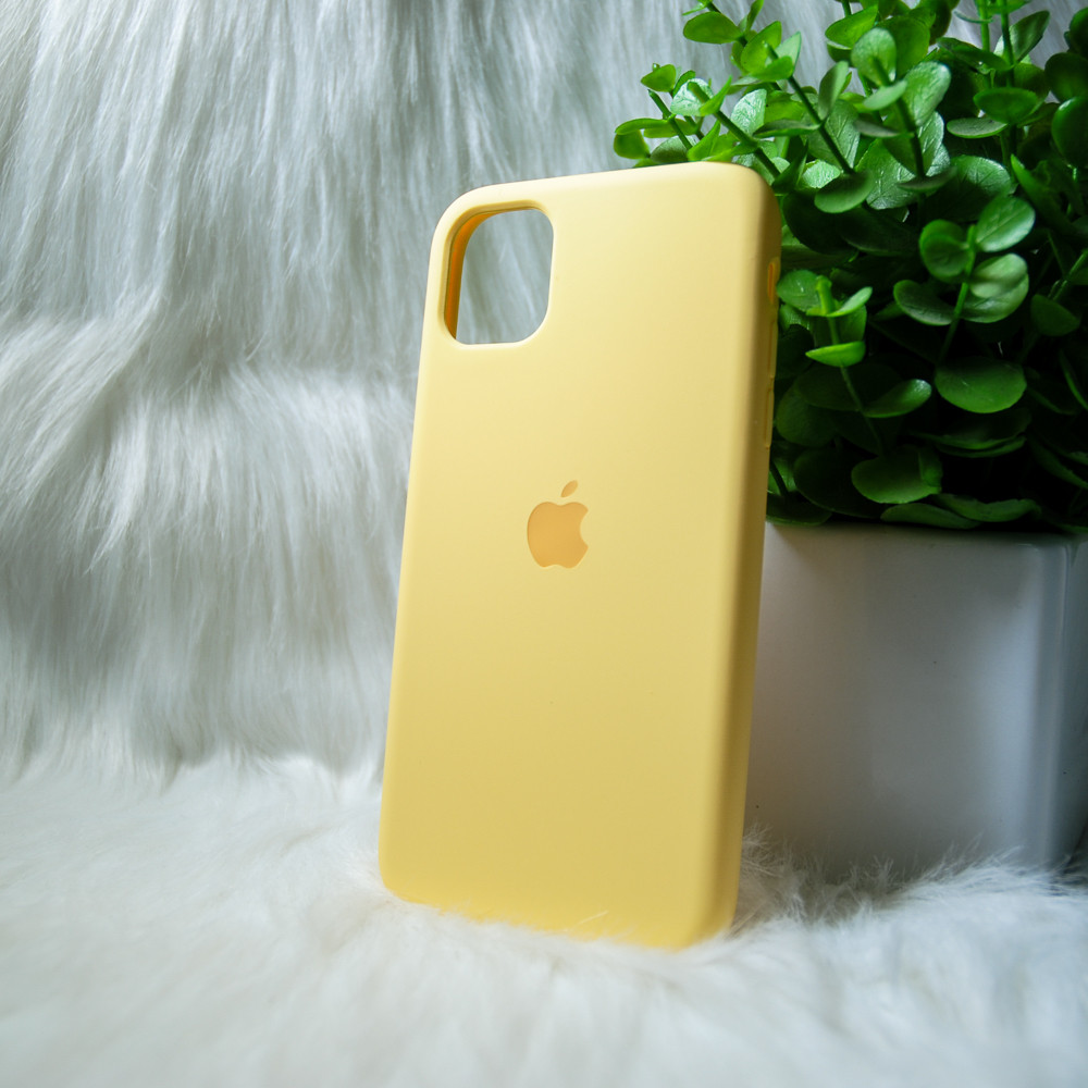 Силіконовий чохол Original Silicone Case Iphone 11 Жовтий (yellow)