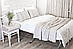 Плед в'язаний Ohaina коси 190х160 Linen Beige, фото 6