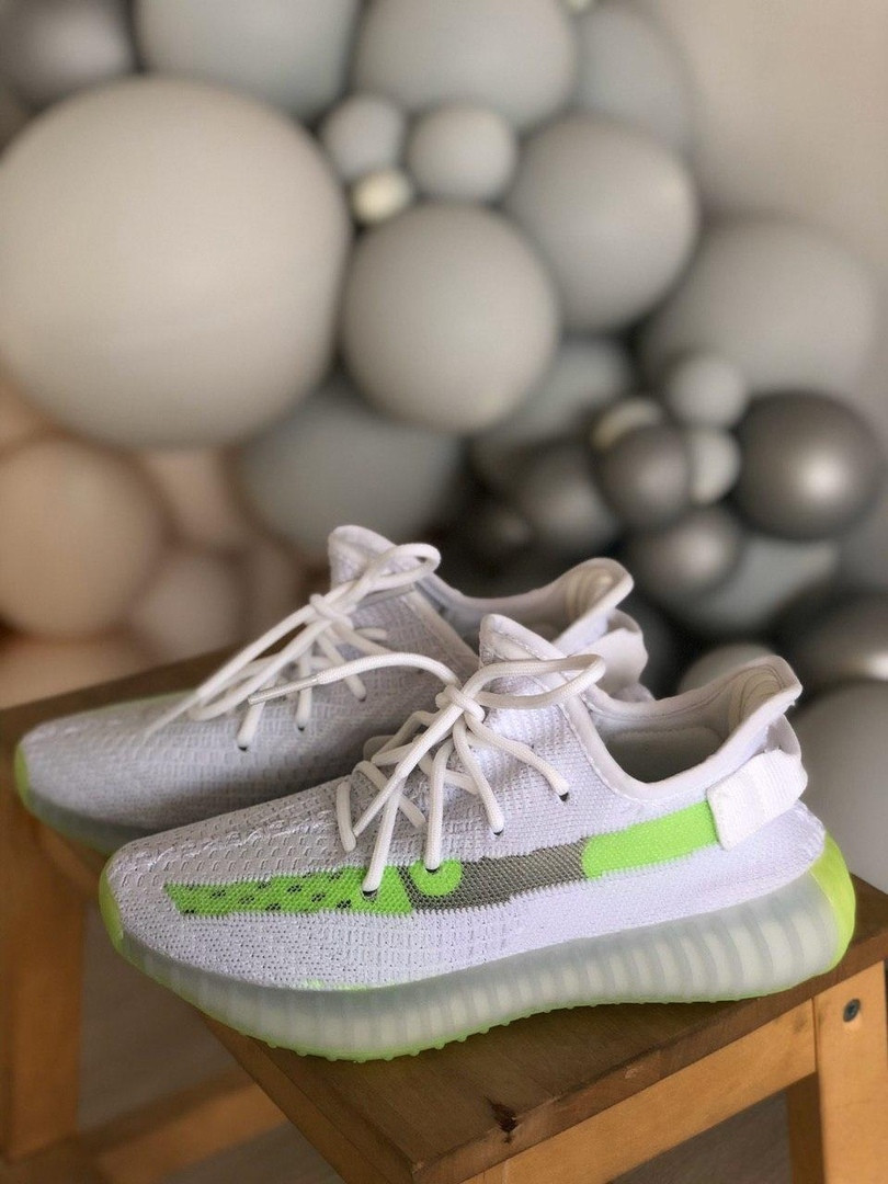 Adidas Yeezy Boost 350 v2 White Green ID