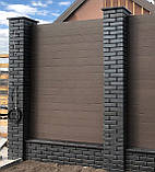 Накривка стовпа "Пірамида" 440х440х70 Мегаліт полімербетон, фото 2