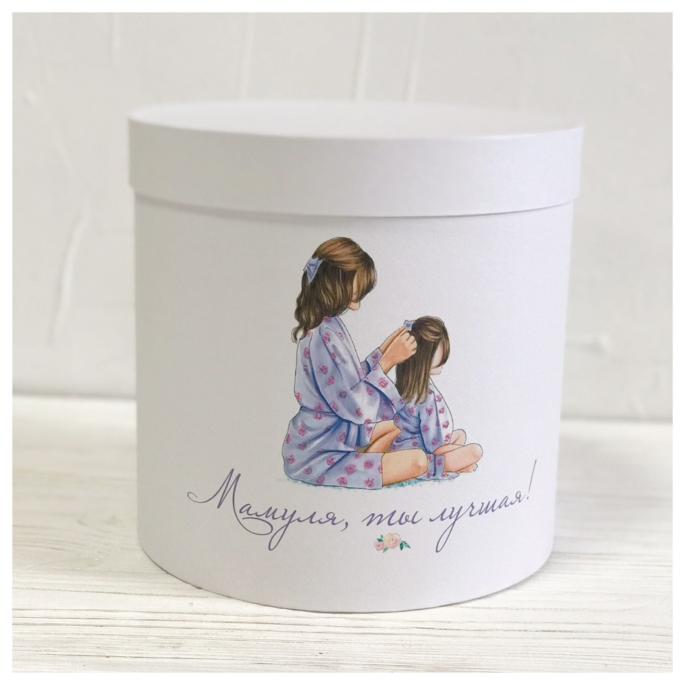 Капелюшна коробка для мами d20 h20 см