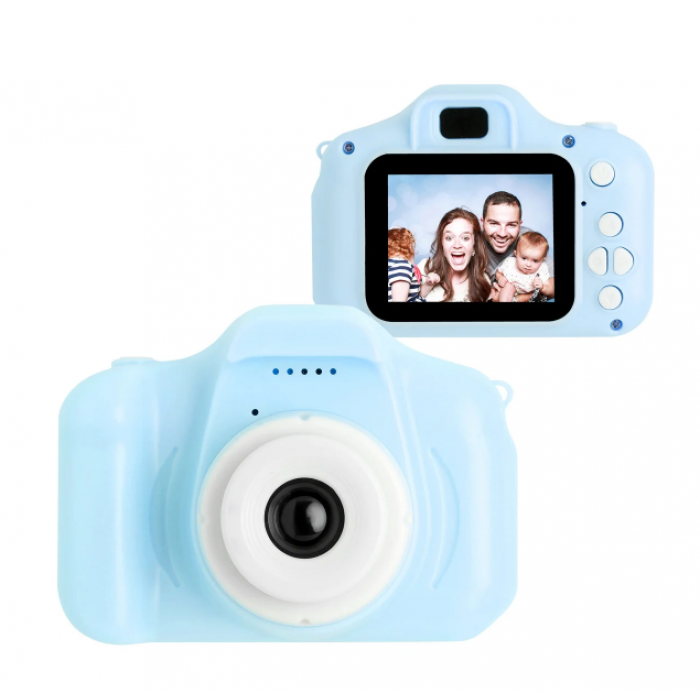 Дитячий цифровий фотоапарат Kids Camera GM14 з записуванням відео Синій