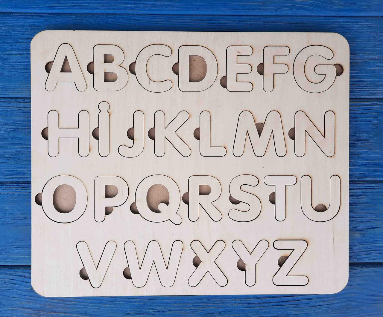 Алфавит, Азбука, Пазл Английский Деревянный — Купить Недорого на Bigl ...