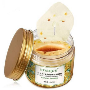 Опт Тканинні патчі Images із золотим османтусом Golden Osmanthus Nourishing Eye Mask, 80 штук, фото 3