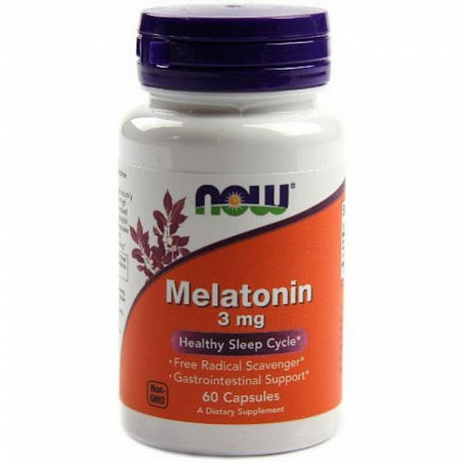 Мелатонін - NOW Foods Melatonin 3 mg 60 vegcaps