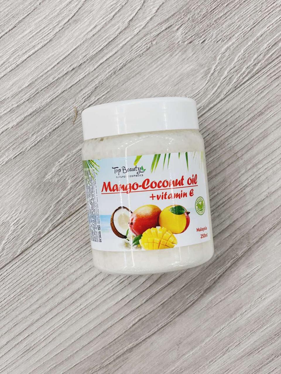 Натуральное Мангово-кокосовое масло (масло манговых косточек и кокосовое ) - фото 1 - id-p1177485505