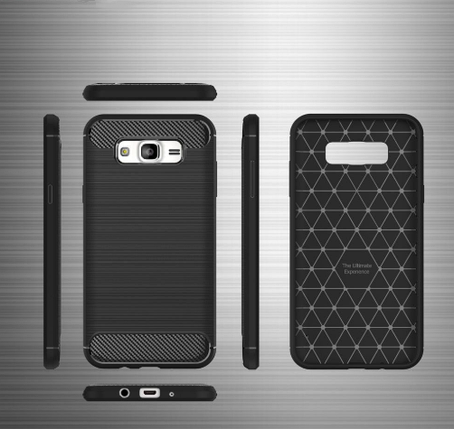 TPU чохол накладка Urban для Samsung Galaxy J3 чорний, фото 3