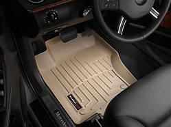 Килими гумові WeatherTech MB ML 2006-2012 передні бежеві ( для бічної панелі пасажира 13 см )