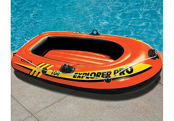 Надувна одномісна човен Intex "Explorer 100", 58355, 160х94х29см, до 80кг