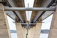 Отделочные работы моста Queensferry / Шотландия