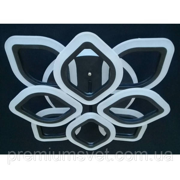 Люстра пристебна A 3002/4+4 BK LED 3color dimmer