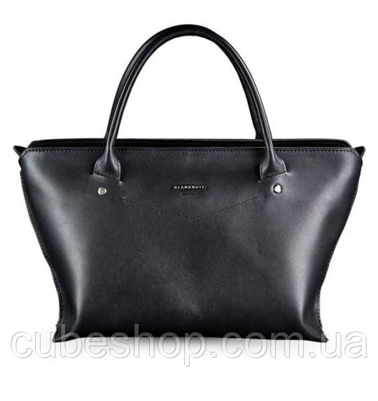 Сумка шкіряна жіноча Midi (чорна)