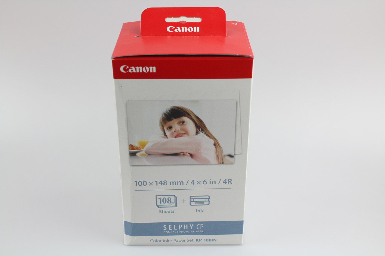 Фотопапір для селфі принтера з картриджем 108 відбитків Canon KP-108IN