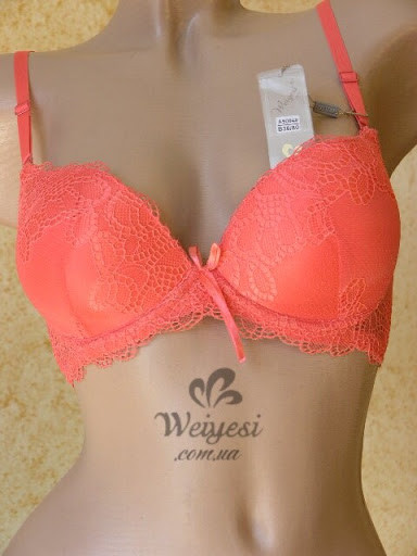 Бюстгальтер Weiyesi 9084 кораловий 85B