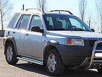 Пороги боковые (подножки-площадка) Land Rover Freelander 1998-2006 (Ø42)