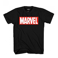Мужская футболка с логотипом Marvel Marvel Men's Comics Simple Classic Logo T-Shirt B07MKLP4TF