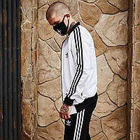 Олимпийка мужская Adidas х black-white весенняя осенняя кофта