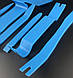Інструменти для зняття обшивки (облицювання) авто 7 шт. (З-7) (З-7) Блакитний, фото 4