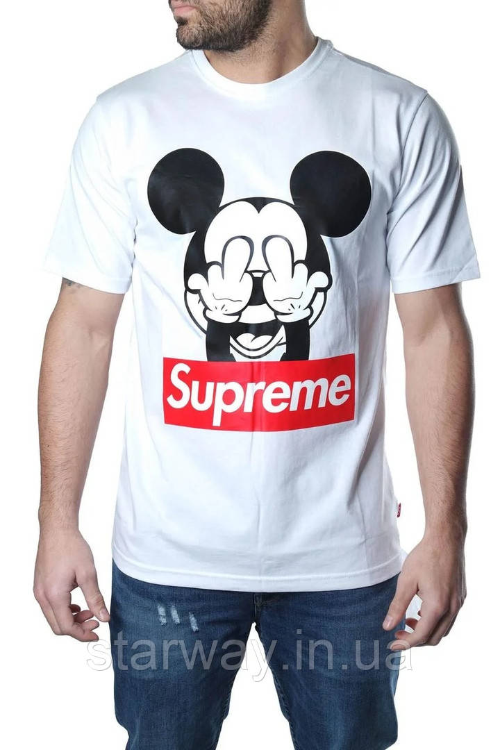 Футболка supreme mickey mouse | різні кольори