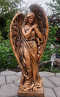 Скульптуры ангелов из бетона. Скульптура Ангел №211 бетон 80 см бронза