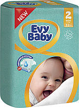 Evy Baby Standart подгузники детские Mini 2 (3-6 кг) 32 шт