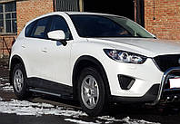 Пороги боковые (подножки профильные) Mazda CX-5 2012+