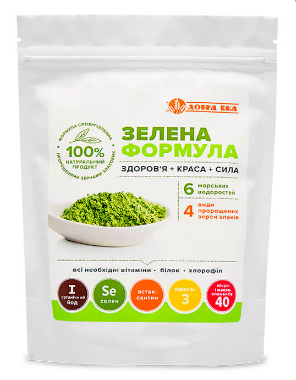 Зелена Формула (150г.) - здоров'я, краса, сила, 4 види пророщених зерен злаків.