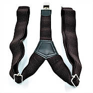 Підтяжки Weatro new-Y0035 Темно-коричневі, фото 2