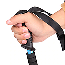 Палиці для скандинавської ходьби телескопічні трекінгові тростини Fervor FOX 2 шт жовті, фото 10