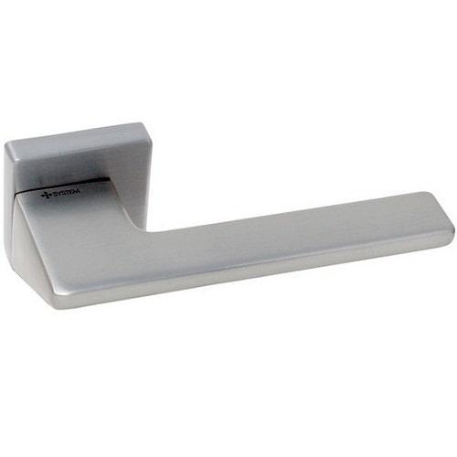 Ручка дверна System TARA 161RO11 NBMX Матовий Нікель Браш, фото 1