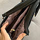 Набір жіноча сумка через плече та міні сумочка клатч з брелоком, фото 8