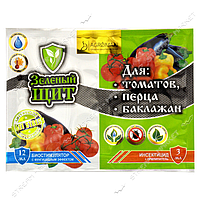 Зелений Щит для томатів,перцю,баклажанів - інсекто-фунгіцид, тм «Агромакс» - 10 грам + 3 мл
